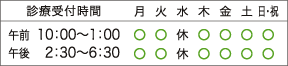 足立区 眼科 診療受付時間